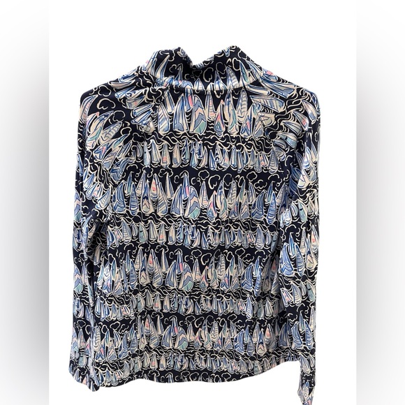 LILLY PULITZER Captain Sails & Stripes Pull Over - Picture 4 of 7